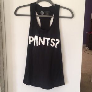 Workout tank top